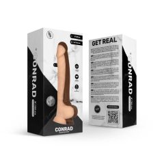   Real Fantasy Conrad - realistični vibrator na baterije (20 cm) - naravni