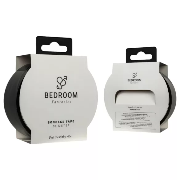 Bedroom Fantasies - vezalni trak za BDSM - 20 m - črna