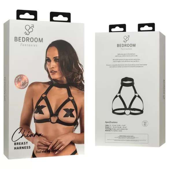 Bedroom Fantasies Chiara - seksi bodi - mrežast črn - S-XL