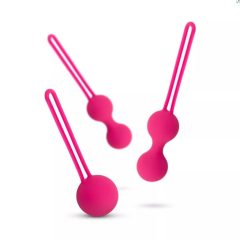   Easytoys LoveBalls - komplet žogic za gekone - 3 kosi (roza)