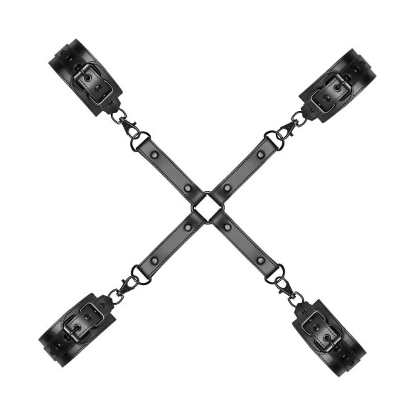 Bedroom Fantasies - črne manšete za gležnje in zapestja