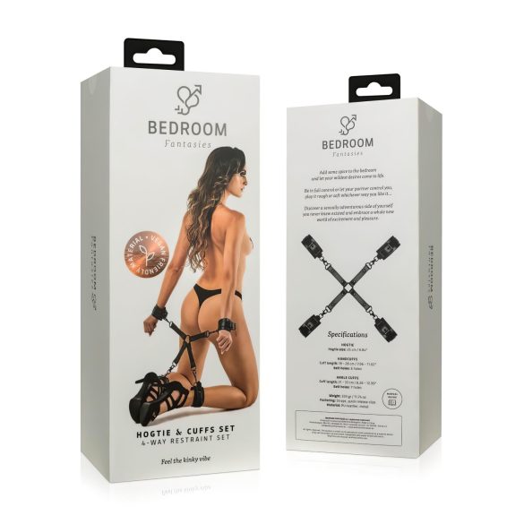 Bedroom Fantasies - črne manšete za gležnje in zapestja