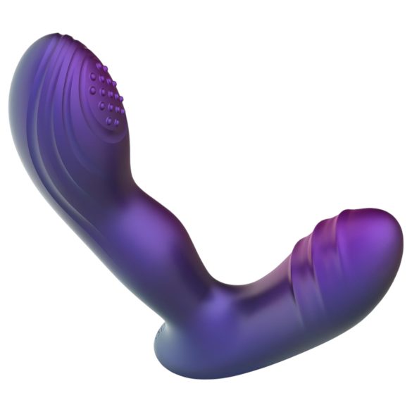 Hueman Galaxy - analni vibrator s pulzacijo - vijoličen