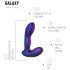 Hueman Galaxy - analni vibrator s pulzacijo - vijoličen
