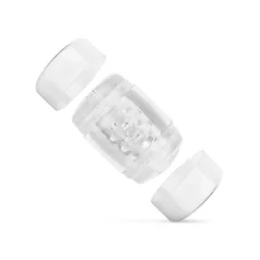   FPPR. - masturbator za moške dvostranski - vagina in usta - prozoren