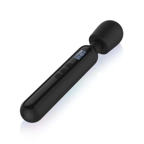 BLAQ - Vibracijski digitalni masažni aparat za polnjenje (črn)