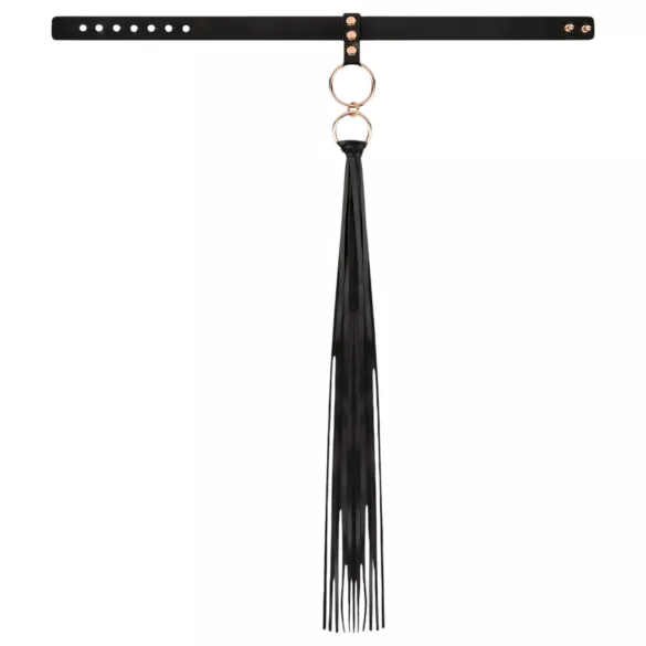 Rosy Gold - ovratnica in loparček - črna