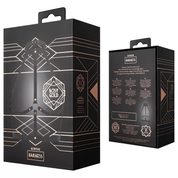 Rosy Gold - masažna paličica - črna-rožnato zlata