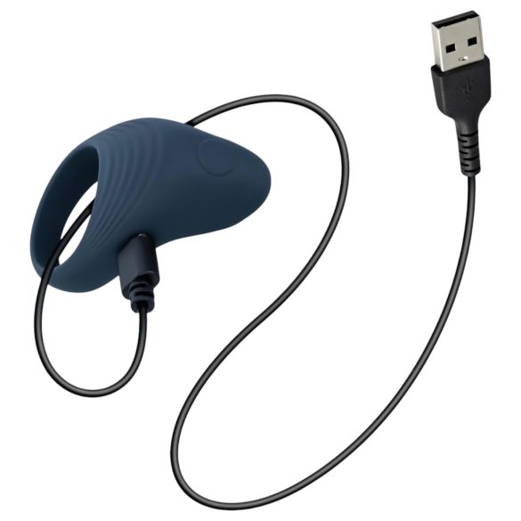 Boners - vibracijski erekcijski obroč - akumulatorski - sivi