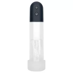   Boners - avtomatska črpalka za penis masturbator (prozorno-črna)