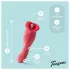 Teazers - dvostranski vibrator z jezičnim dražilnikom klitorisa (rdeč)