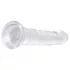 EasyToys - dildo gel - 18 cm - prozoren