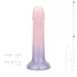 EasyToys Mermaid - dildo z bleščicami - 15 cm - roza