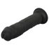 Easytoys - realistični dildo - 17,5 cm - črn
