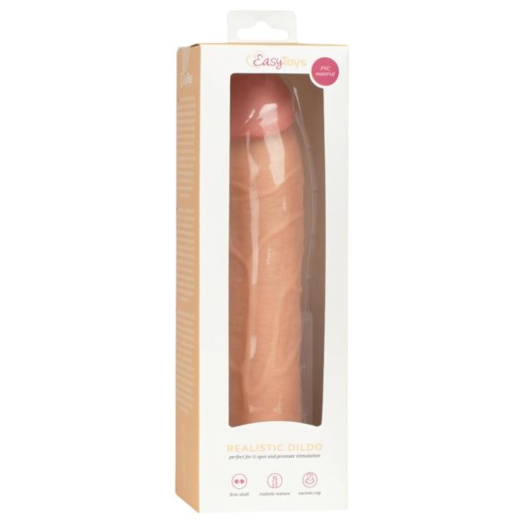Easytoys - realistični dildo - 22,5 cm - naravna barva
