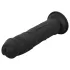 Easytoys - realistični dildo - črn - 22,5 cm