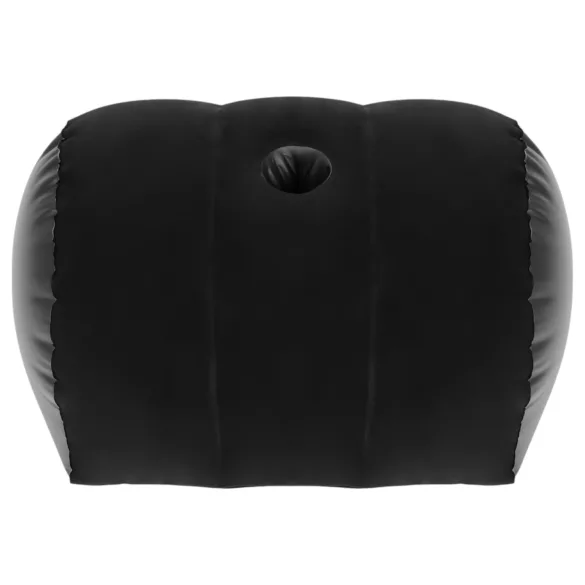 Bedroom Fantasies - napihljiva seks blazina z držalom za vibrator - črna