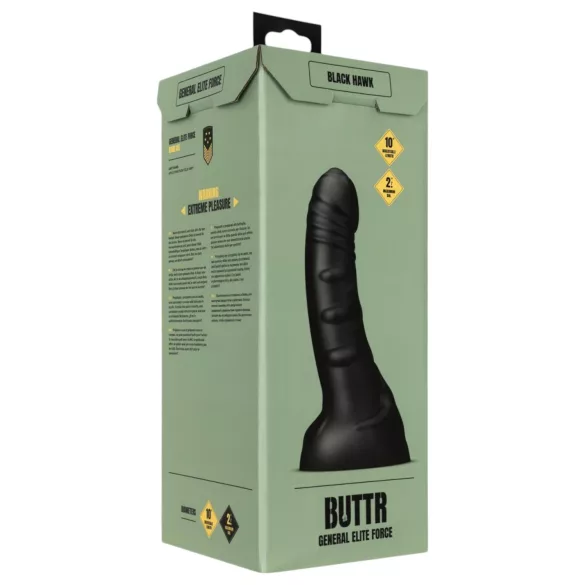 BUTTR - realistični analni dildo - črna