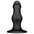 BUTTR FIM-92 - črna analna dildo z priseskom