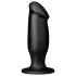 BUTTR AH-1 - analni dildo s priseskom - črna