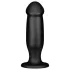 BUTTR AH-1 - analni dildo s priseskom - črna
