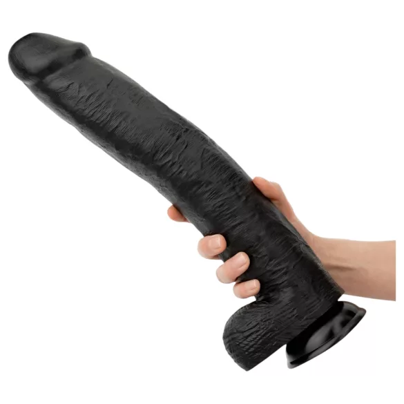 BUTTR - velik realističen dildo - 43 cm - črna