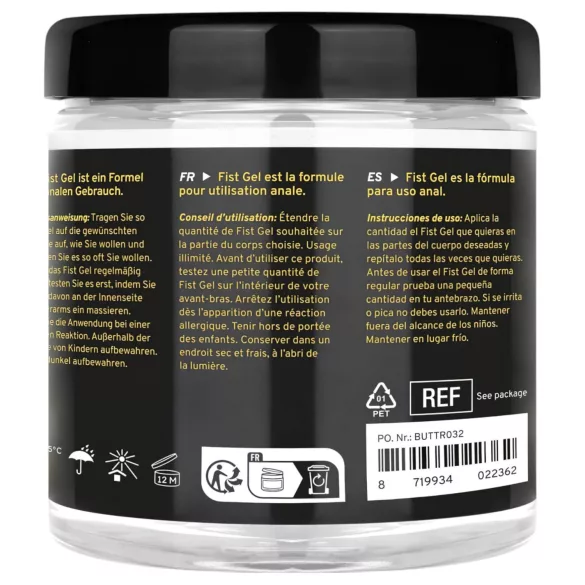 BUTTR - fisting gel - brez lepljenja - 500 ml