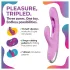 Good Vibes Only - vibrator s ščitnikom in gibljivim prstom (vijoličen)