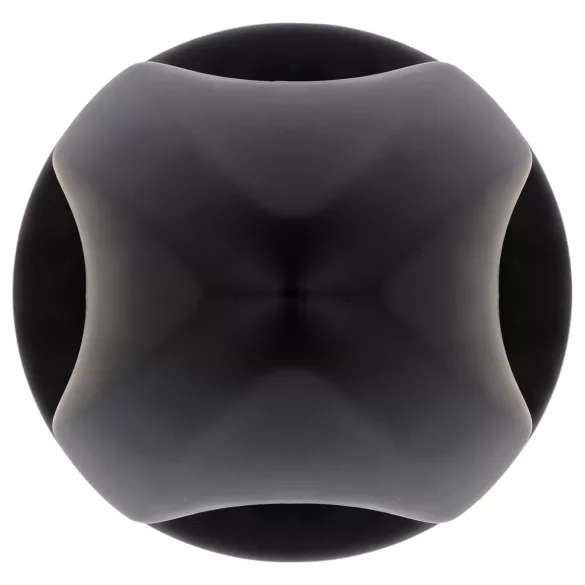 BUTTR Huge Explosive II - orjaški analni čep (črn) - 29 cm