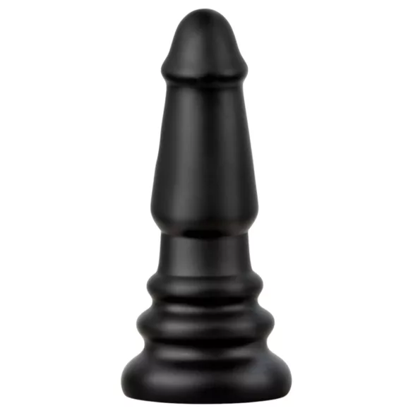 BUTTR Tactical II - orjaški analni čep (črn) - 26 cm