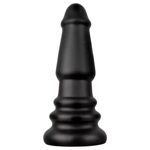 BUTTR Tactical II - orjaški analni čep (črn) - 26 cm