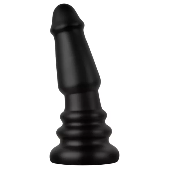 BUTTR Tactical II - orjaški analni čep (črn) - 26 cm