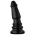 BUTTR Tactical II - orjaški analni čep (črn) - 26 cm