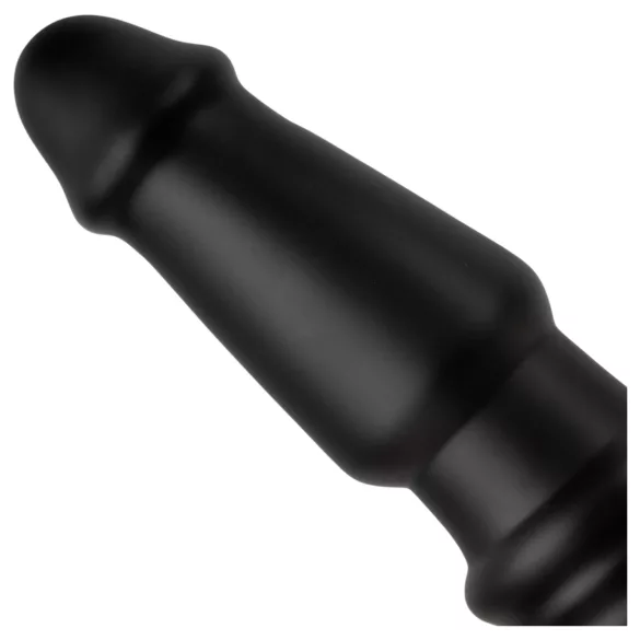 BUTTR Tactical II - orjaški analni čep (črn) - 26 cm