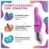 Good Vibes Only - rotirajoči in vibrirajoči vibrator s klitoralno ročico (rožnat)