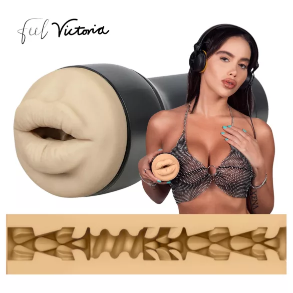 Kiiroo Victoria June - umetna vagina - združljiva s PowerBlow (naravna)