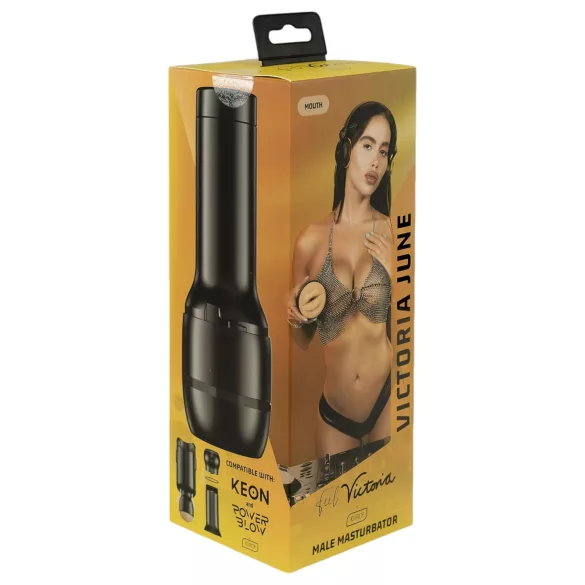 Kiiroo Victoria June - umetna vagina - združljiva s PowerBlow (naravna)