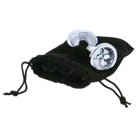 Gleaming Love - analni čep - srebrna