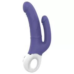 Dreamtoys Essentials - dvojni vibrator (vijoličen)