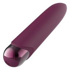 Glam - vodoodporni mini vibrator za polnjenje (vijolična)