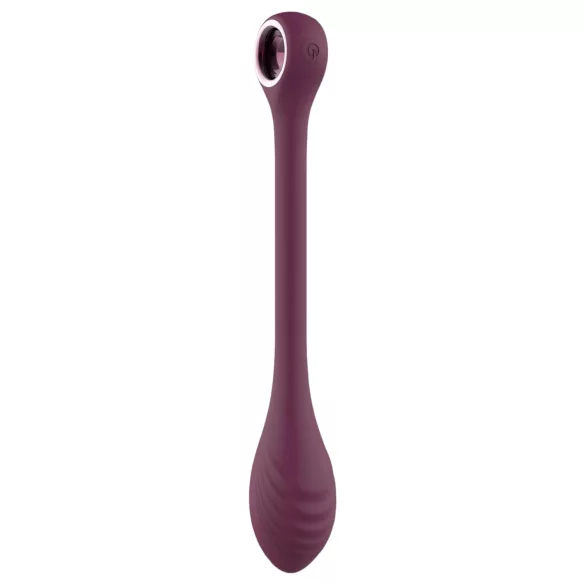 Glam - akumulatorski, vodoodporni prilagodljivi G-točka vibrator (vijoličen)