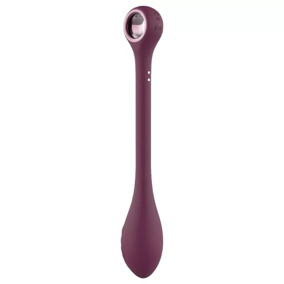 Glam - akumulatorski, vodoodporni prilagodljivi G-točka vibrator (vijoličen)