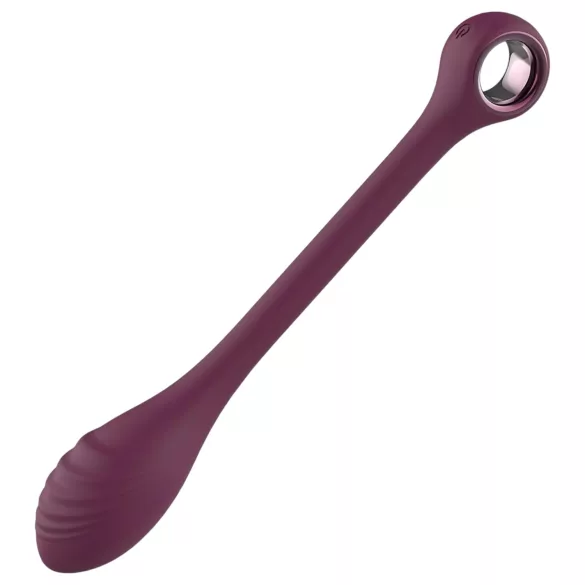 Glam - akumulatorski, vodoodporni prilagodljivi G-točka vibrator (vijoličen)