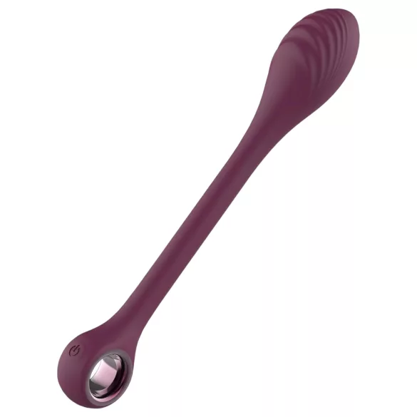 Glam - akumulatorski, vodoodporni prilagodljivi G-točka vibrator (vijoličen)