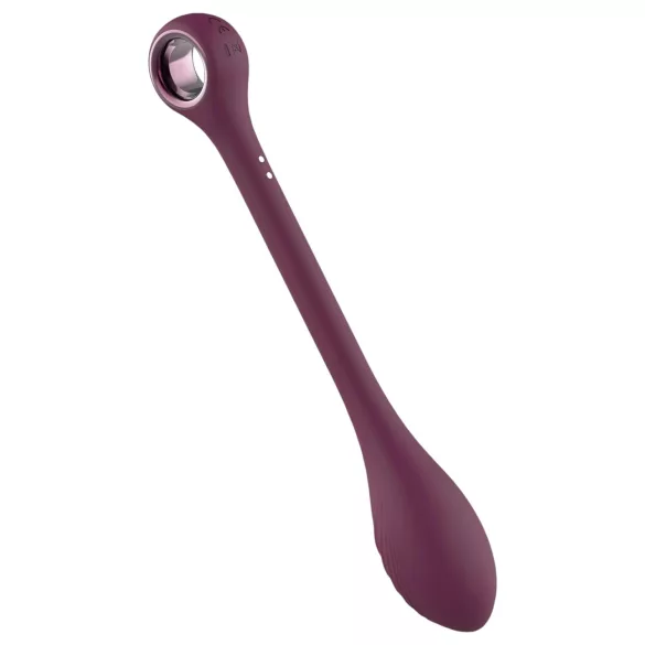 Glam - akumulatorski, vodoodporni prilagodljivi G-točka vibrator (vijoličen)