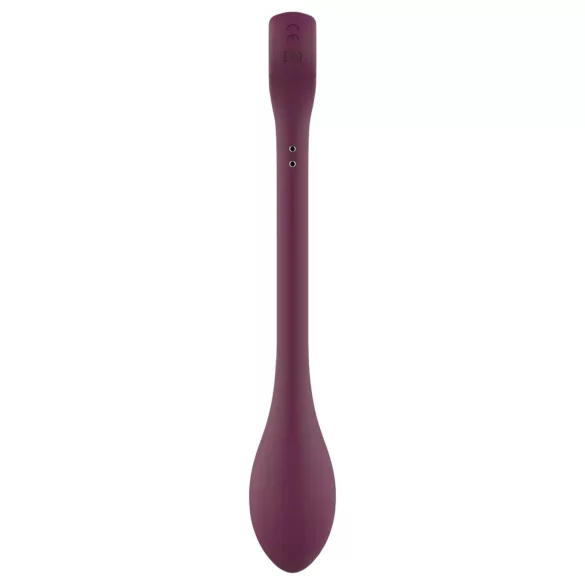 Glam - akumulatorski, vodoodporni prilagodljivi G-točka vibrator (vijoličen)