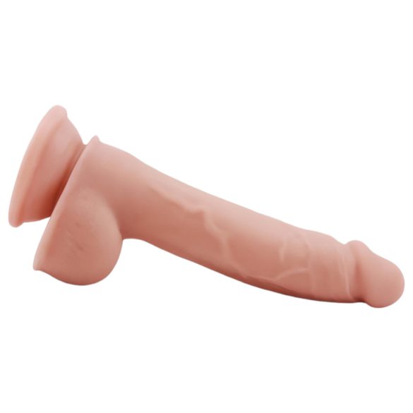 Mr. Dixx 7.6 - dildo s testisi in priseskom - natur barva - 19,5 cm