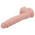 Mr. Dixx 7.6 - dildo s testisi in priseskom - natur barva - 19,5 cm
