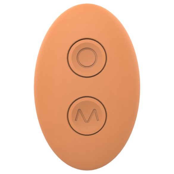 Glam - akumulatorski partnerski vibrator (oranžen)