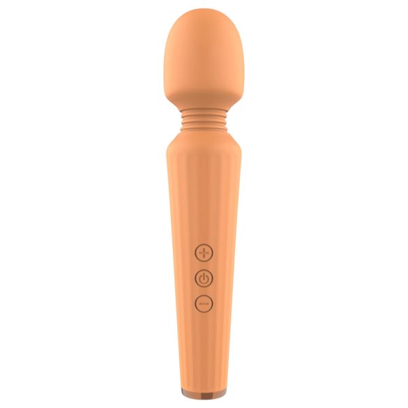 Glam - polnilni masažni vibrator (oranžen)